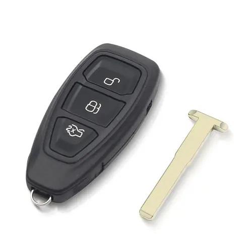 Ключ зажигания для Ford Focus/Fiesta/C-Max/Mondeo 2011-2016 3 кнопки 4D83 433/434 МГц Black