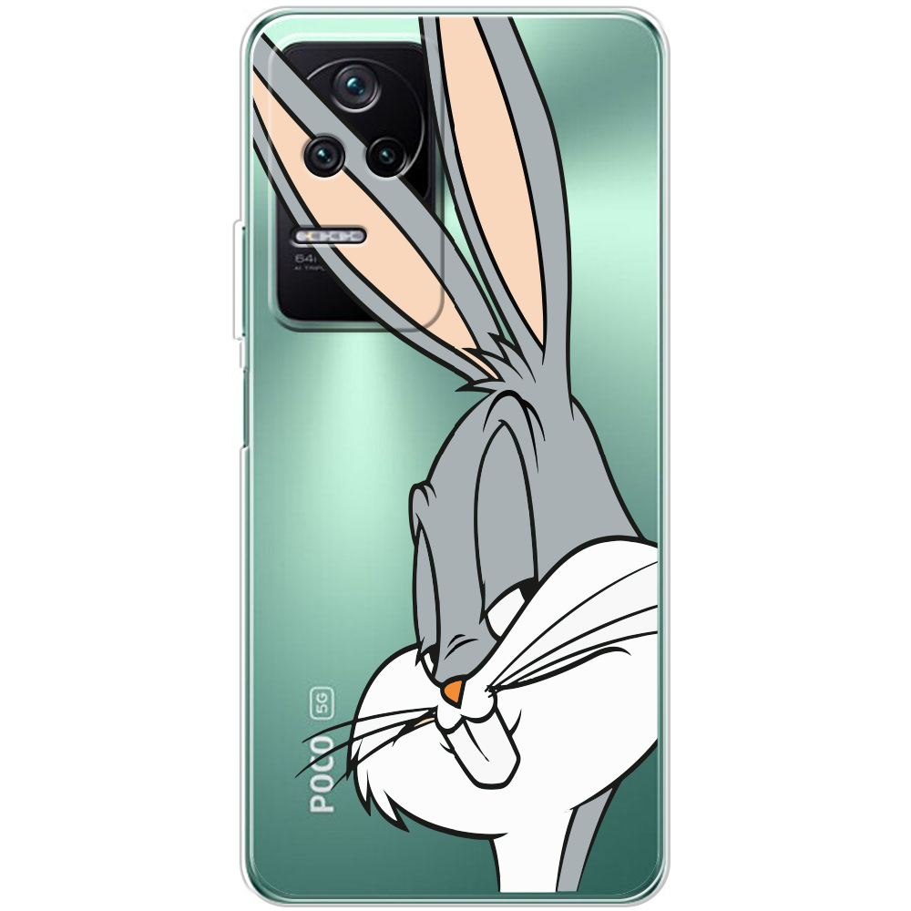 Чехол BoxFace Xiaomi Poco F4 Lucky Rabbit Прозрачный силикон (44474-bk81-44474)