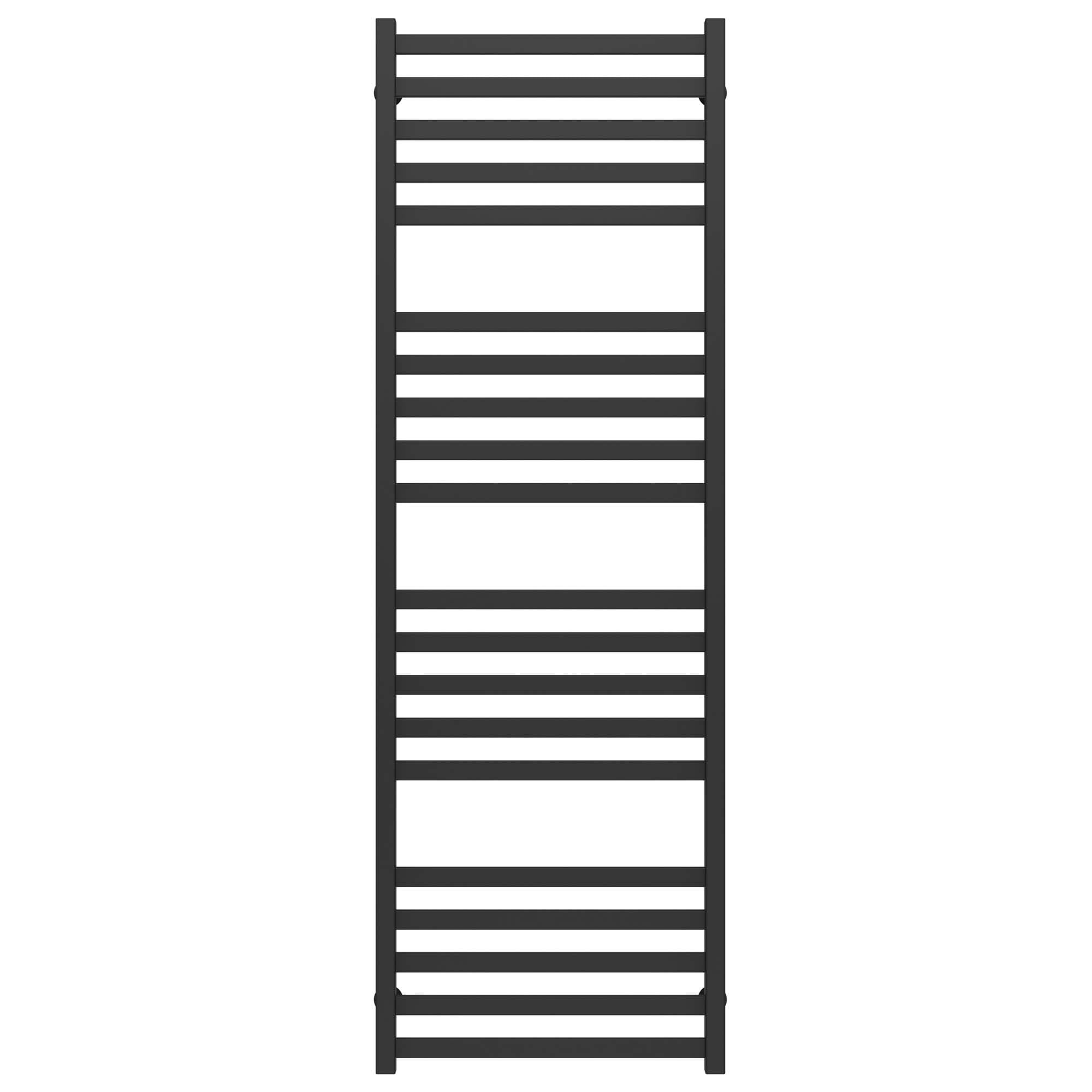 Полотенцесушитель водяной Deffi Magnus П20 боковое левое подключение нержавеющая сталь 500х1600 мм Черный (A.MA.160.50.20.B.B)