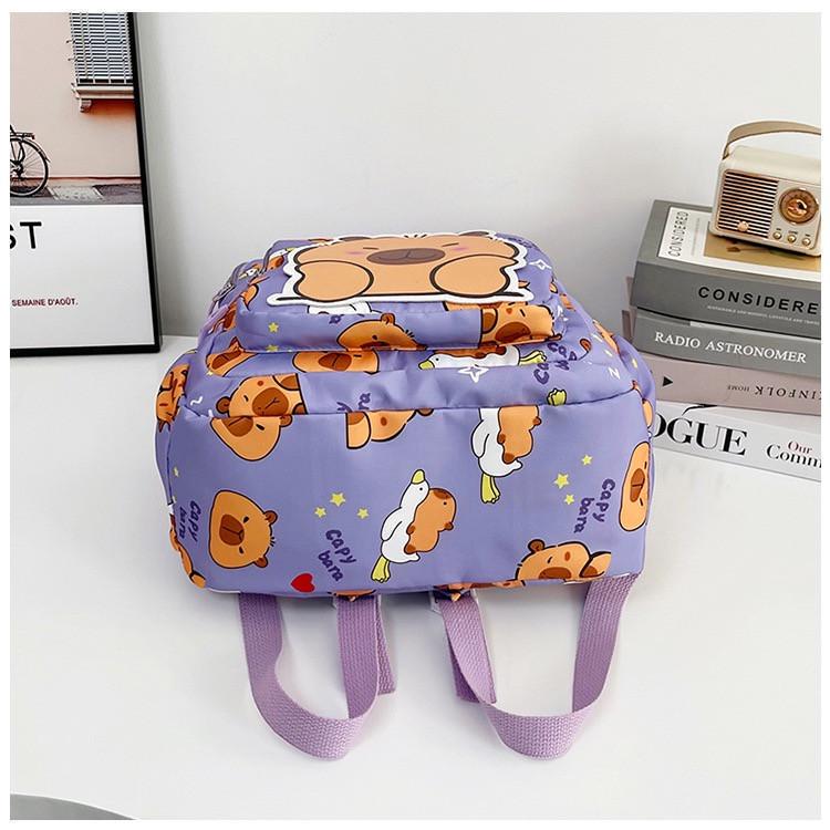 Рюкзак детский Капибара 10496 Фиолетовый (27484797) - фото 4 Рюкзак детский Капибара 10496 Фиолетовый (27484797) - фото 4