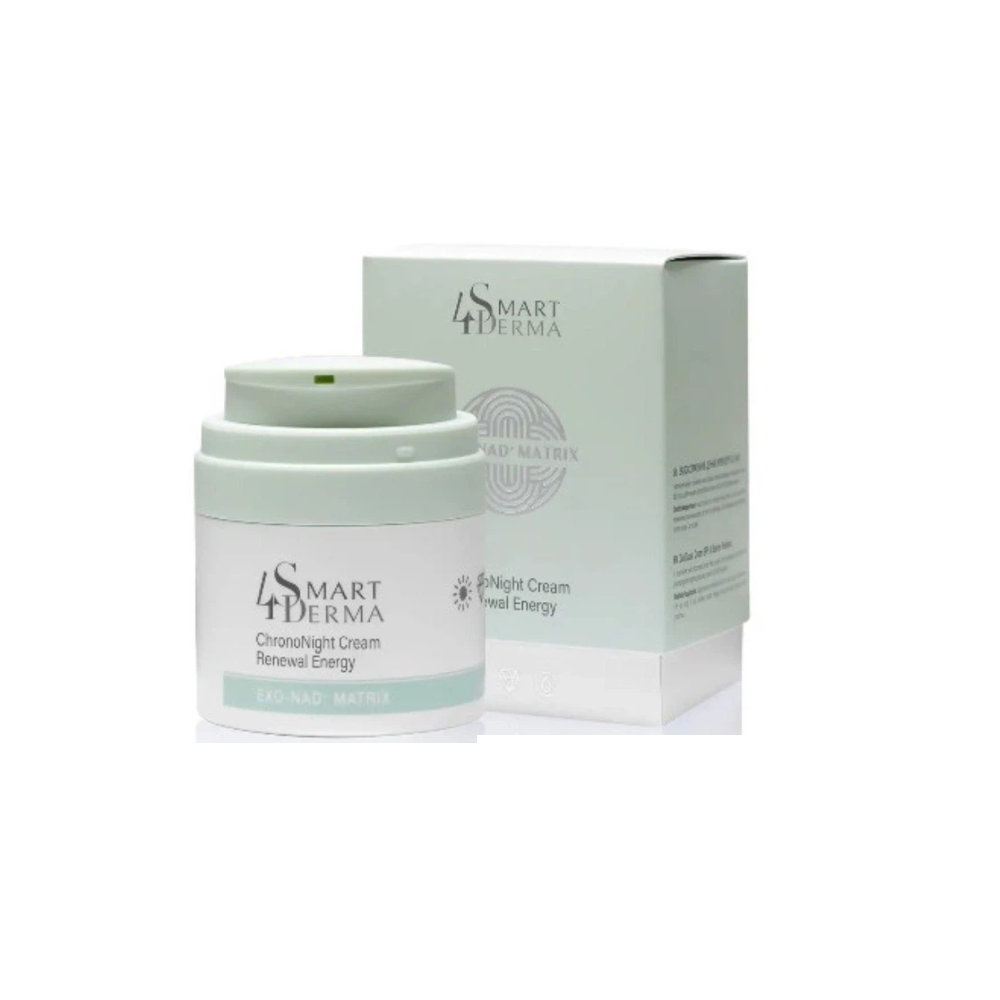 Крем екзосомальний нічний Smart4Derma ChronoNignt Cream Renewal Energy із NAD+ 50 мл