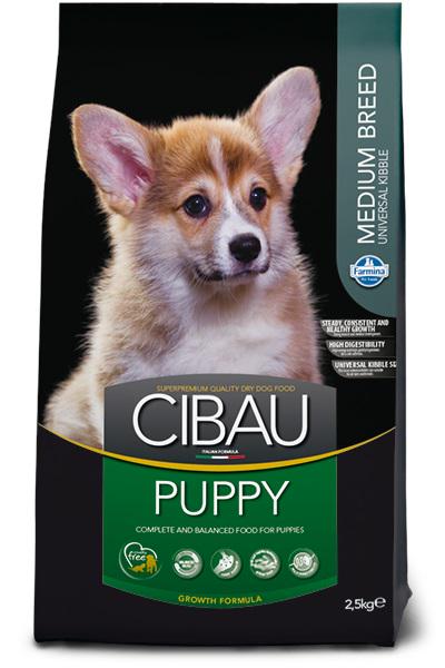 Корм сухой для щенков Farmina Cibau Puppy Medium Chicken 2,5 кг (24148203)