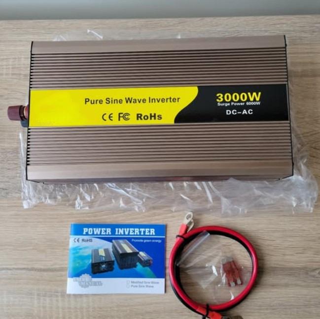 Автомобильный инвертор Pure Sine Wave Inverter 12-220 В 3000 Вт с чистой синусоидой (2104618828) - фото 10 Автомобильный инвертор Pure Sine Wave Inverter 12-220 В 3000 Вт с чистой синусоидой (2104618828) - фото 10