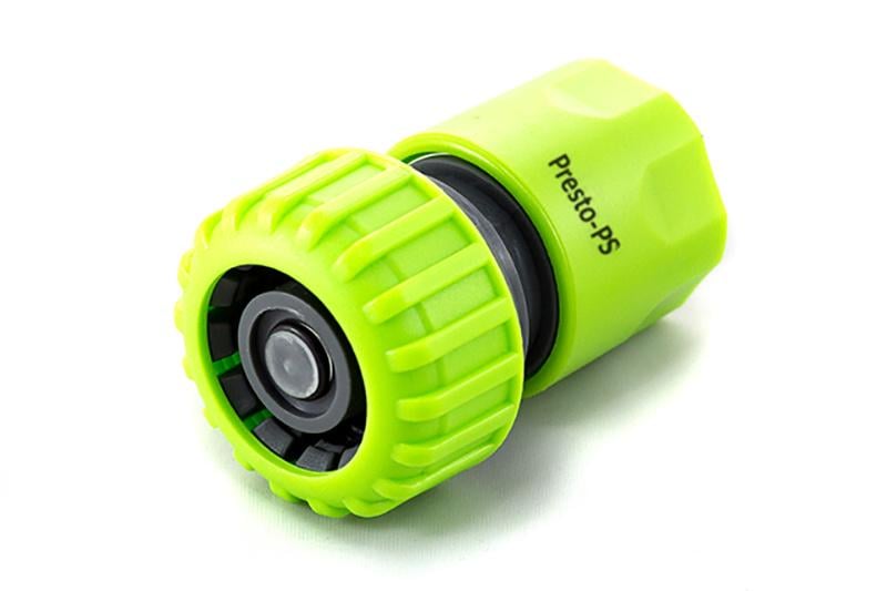 Коннектор Presto-PS для шланга 3/4" с аквастопом (5820G)