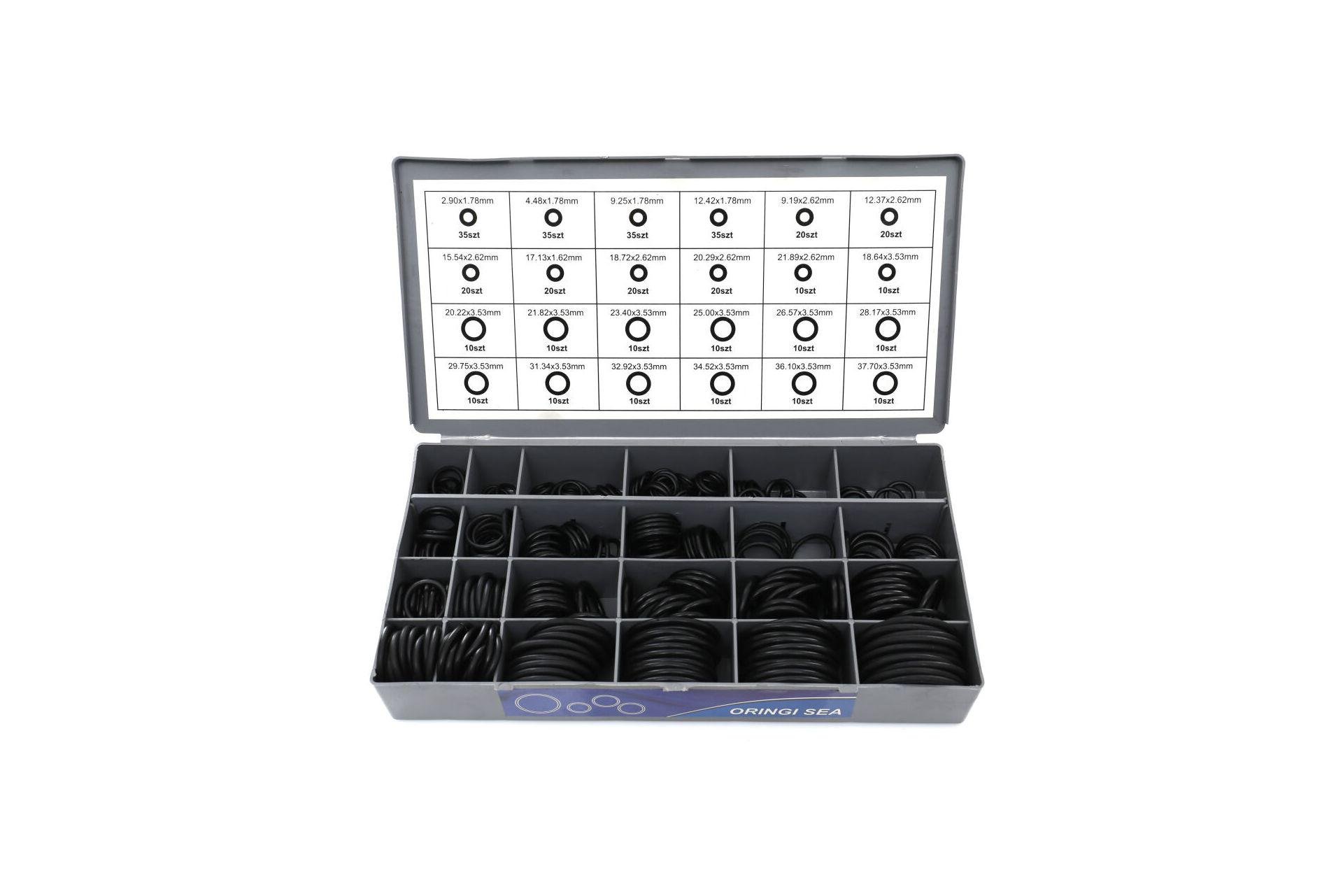 Набор метрических уплотнительных колец HNBR резиновых прокладок Tagred TA1407 (TA1407) - фото 5