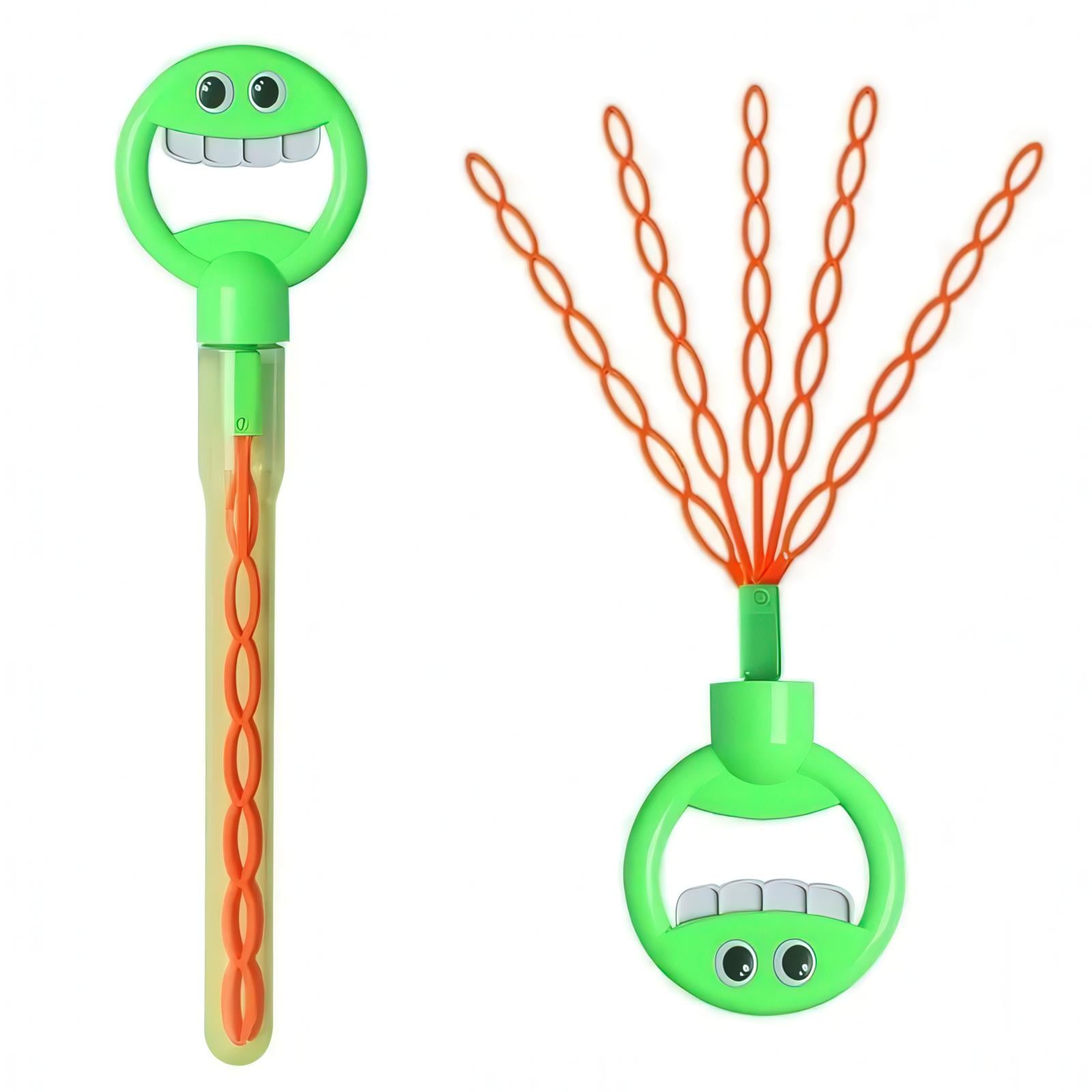 Палочка генератор мыльных пузырей 32 отверстия Зеленый