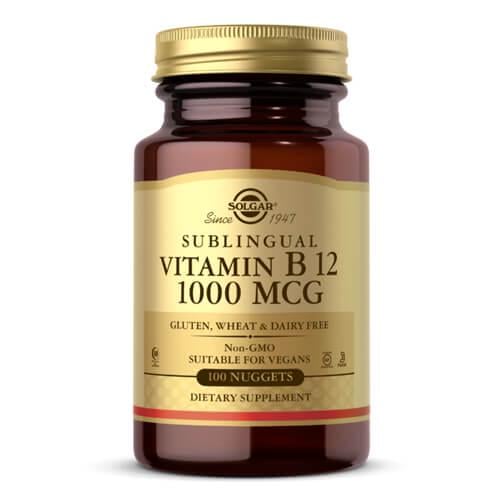Кобаламин B-12 Solgar Sublingual Vitamin B12 1000 mcg 100 табл. (SOL-03229)