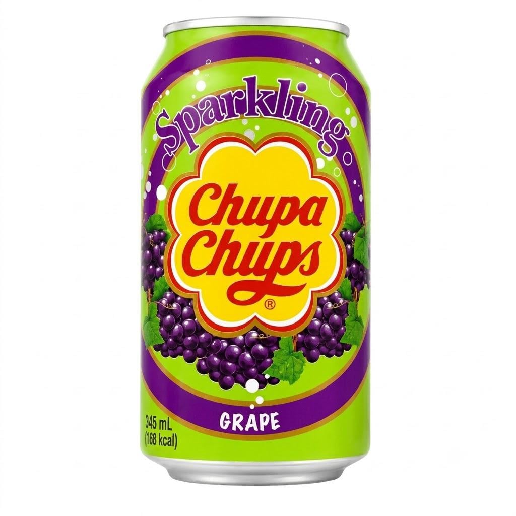 Напиток газированный Chupa Chups Grape Виноград 345 мл (chu004)