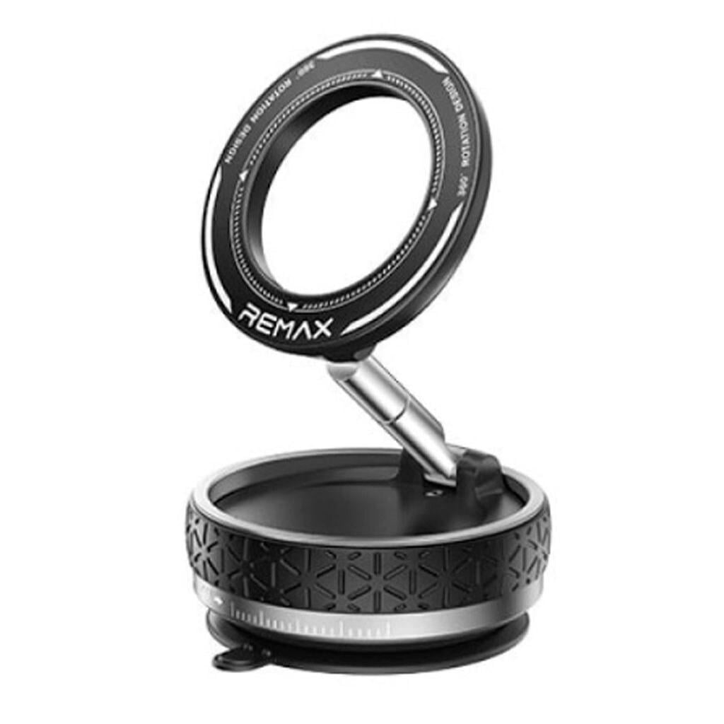 Автотримач для телефона Remax Multi functional vacuum suction cup rotatable magnetic holder RM-C51 Black (6954851250685)