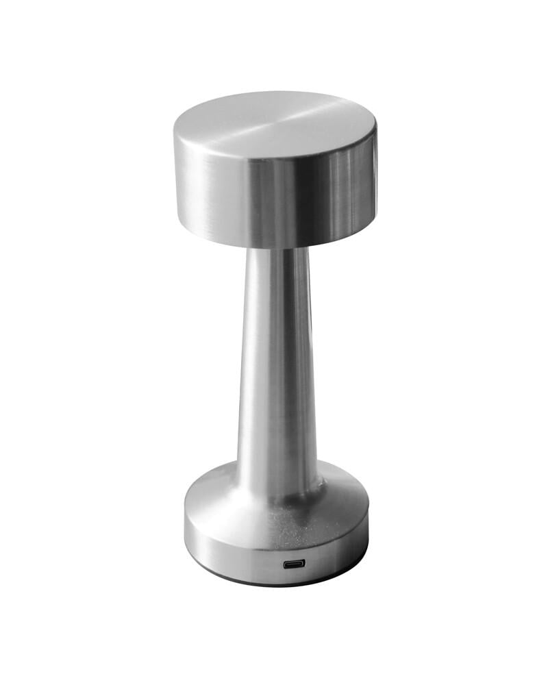 Настольная лампа Polux 327512 Simply LED с аккумулятором 2700/4000/6500K IP20 Серебристый (26845039)