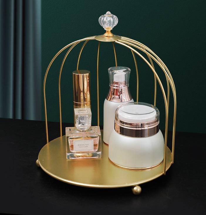 Органайзер для косметики 1 ярус 15030 20х22,5 см Золотистий (5003196) - фото 6 Органайзер для косметики 1 ярус 15030 20х22,5 см Золотистий (5003196) - фото 6