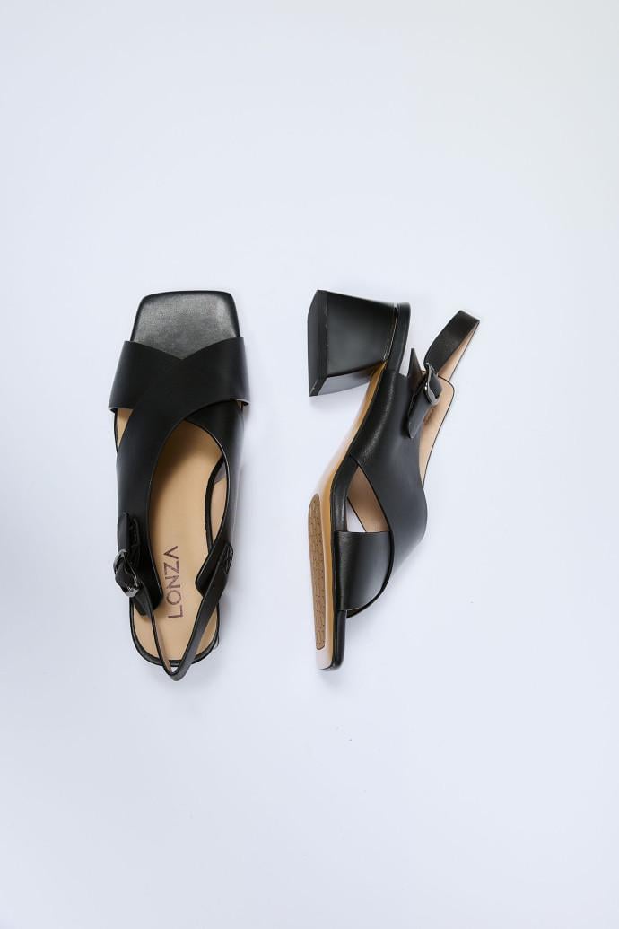 Босоножки женские LONZA 198818 р. 36 Черный (21192_36) - фото 5