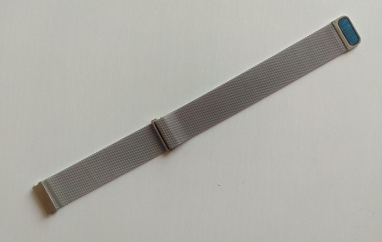 Ремінець для смарт-годинників металевий SIKAI Milanese 22 мм для Amazfit GTR 2 Pace Stratos/Huawei Watch GT 2/Samsung Gear S3 Срібний (2023P)