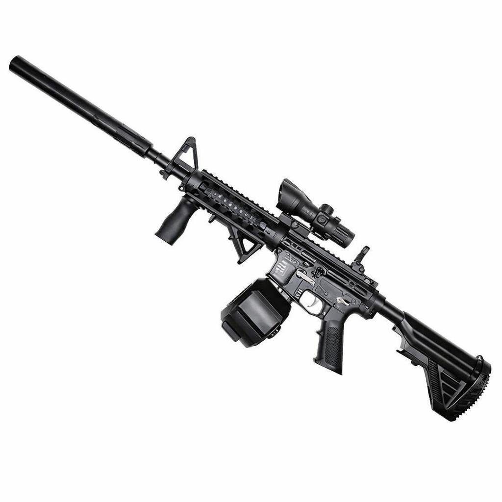 Автомат игрушечный Орбиган на орбизах аккумуляторный/1000 орбизов 95 см Черный (M4A1)