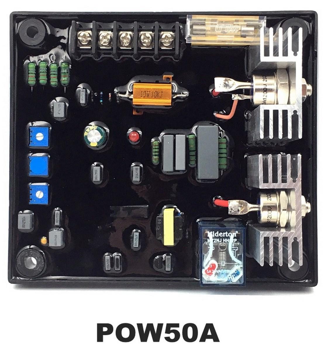 Регулятор напряжения генератора AVR POW50A тип 2 - фото 4