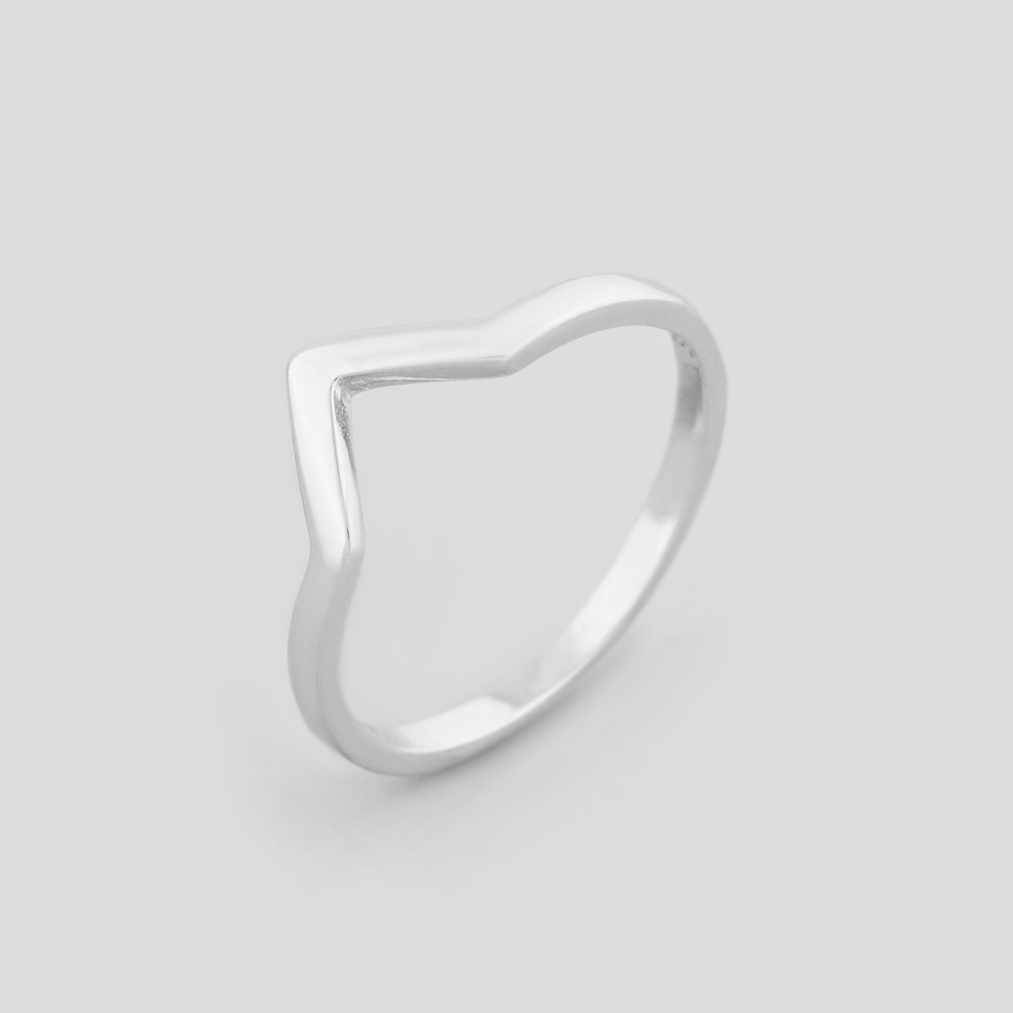 Серебряное кольцо Minimal Простая математика р. 16,5 (15708)