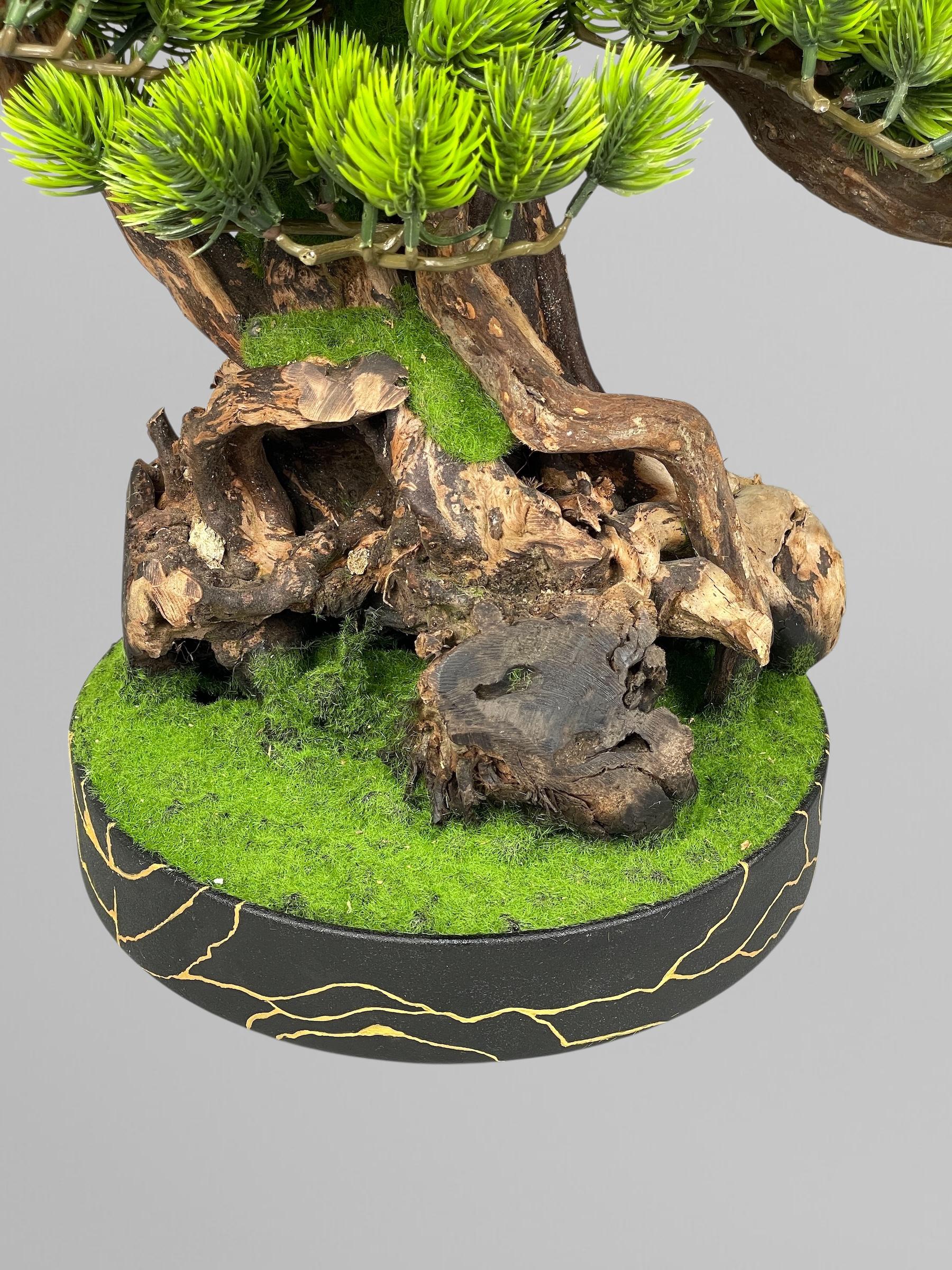 Бонсай комнатный искусственный 52 см Зеленый (Б016) - фото 4 Бонсай комнатный искусственный 52 см Зеленый (Б016) - фото 4