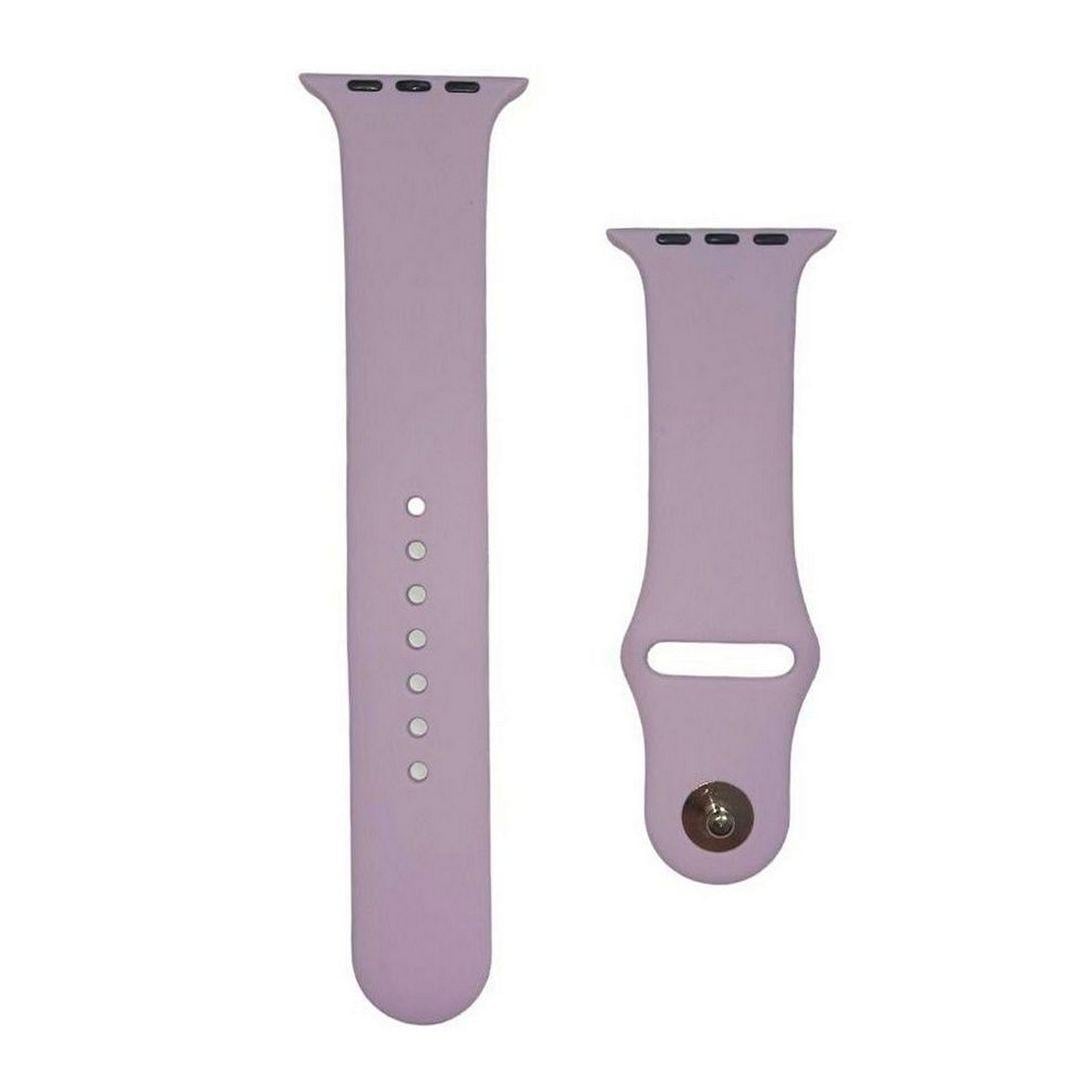Ремешок силиконовый для Apple Watch 42/44/45/49 мм Lavender