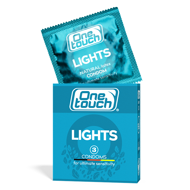 Презервативи One Touch Lights особливо тонкі в силіконовій змазці з накопичувачем 3 шт. (4260363470018)