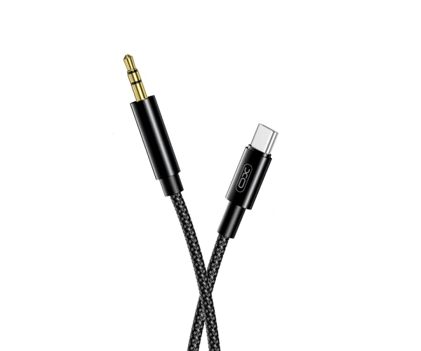Переходник Xo NBR211B Jack 3,5 plug to Type-C 1 м Black