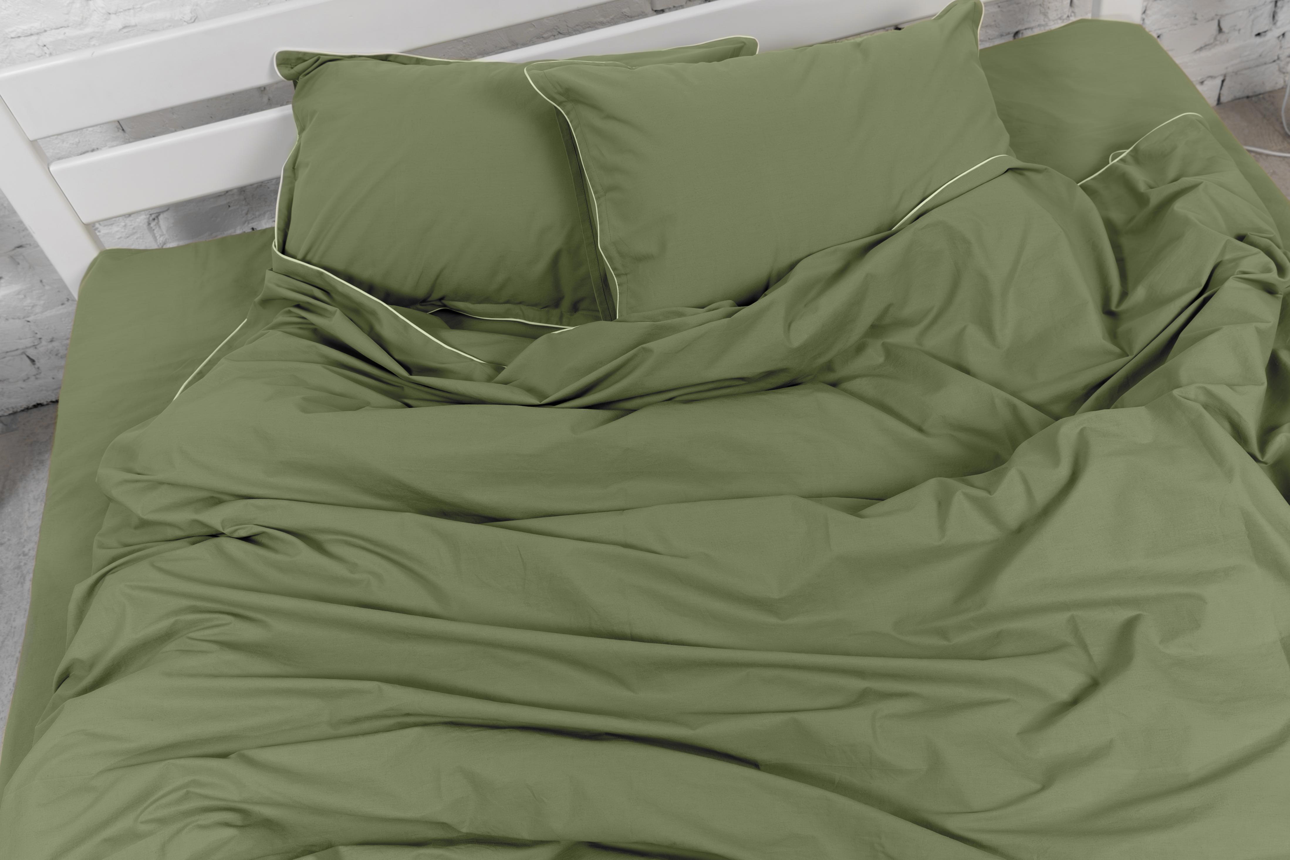 Комплект постельного белья White Dream полуторный 155х215 см вареный хлопок Салатовый (2012/1) - фото 8 Комплект постельного белья White Dream полуторный 155х215 см вареный хлопок Салатовый (2012/1) - фото 8