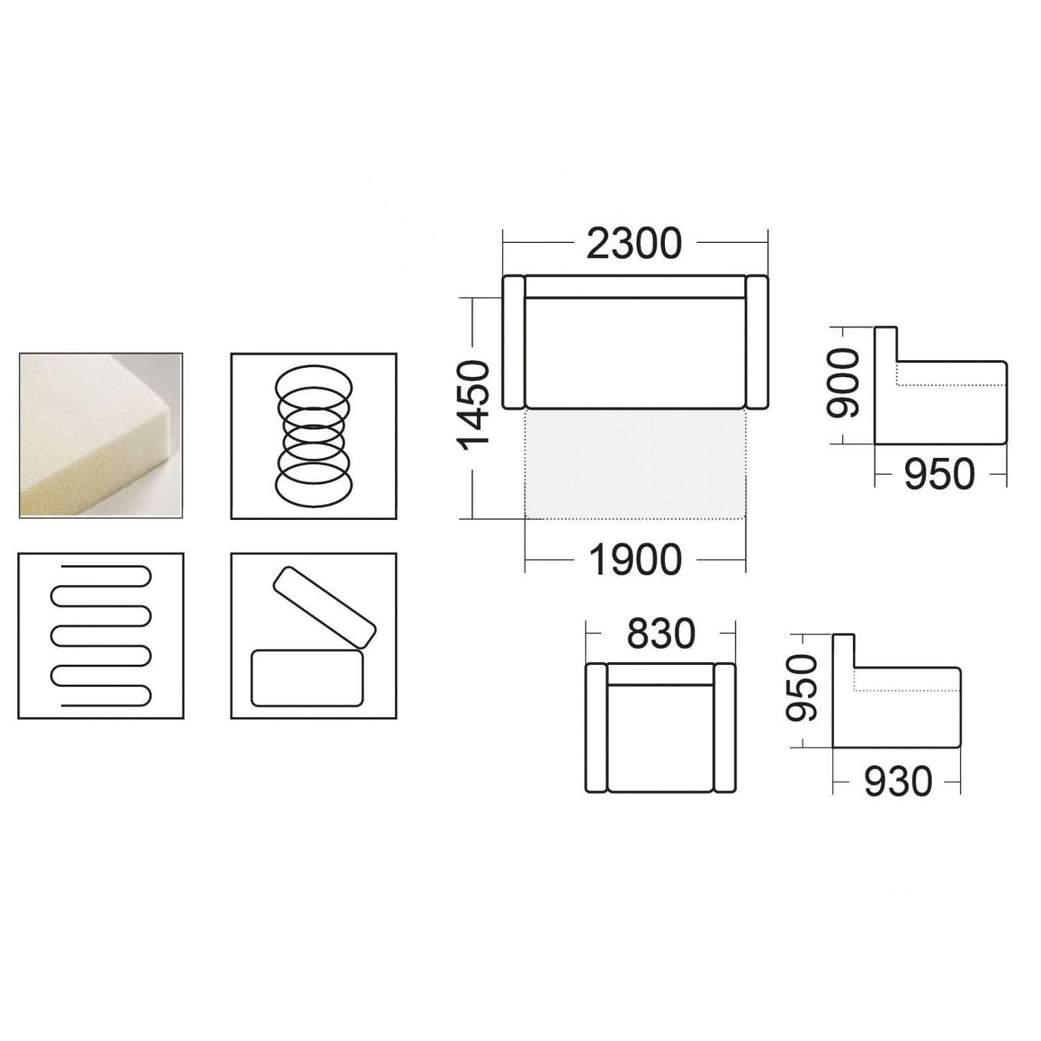Диван раскладной Мебель-Сервис Бостон еврокнижка ДСП/металл ткань Росто Серый - фото 3 Диван раскладной Мебель-Сервис Бостон еврокнижка ДСП/металл ткань Росто Серый - фото 3