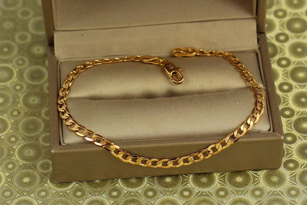 Браслет Xuping Jewelry панцирный 19 см 3 мм Золотистый