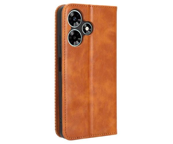 Чехол книжка Epik iFace Retro Leather для Infinix Hot 30 Play Коричневый - фото 2