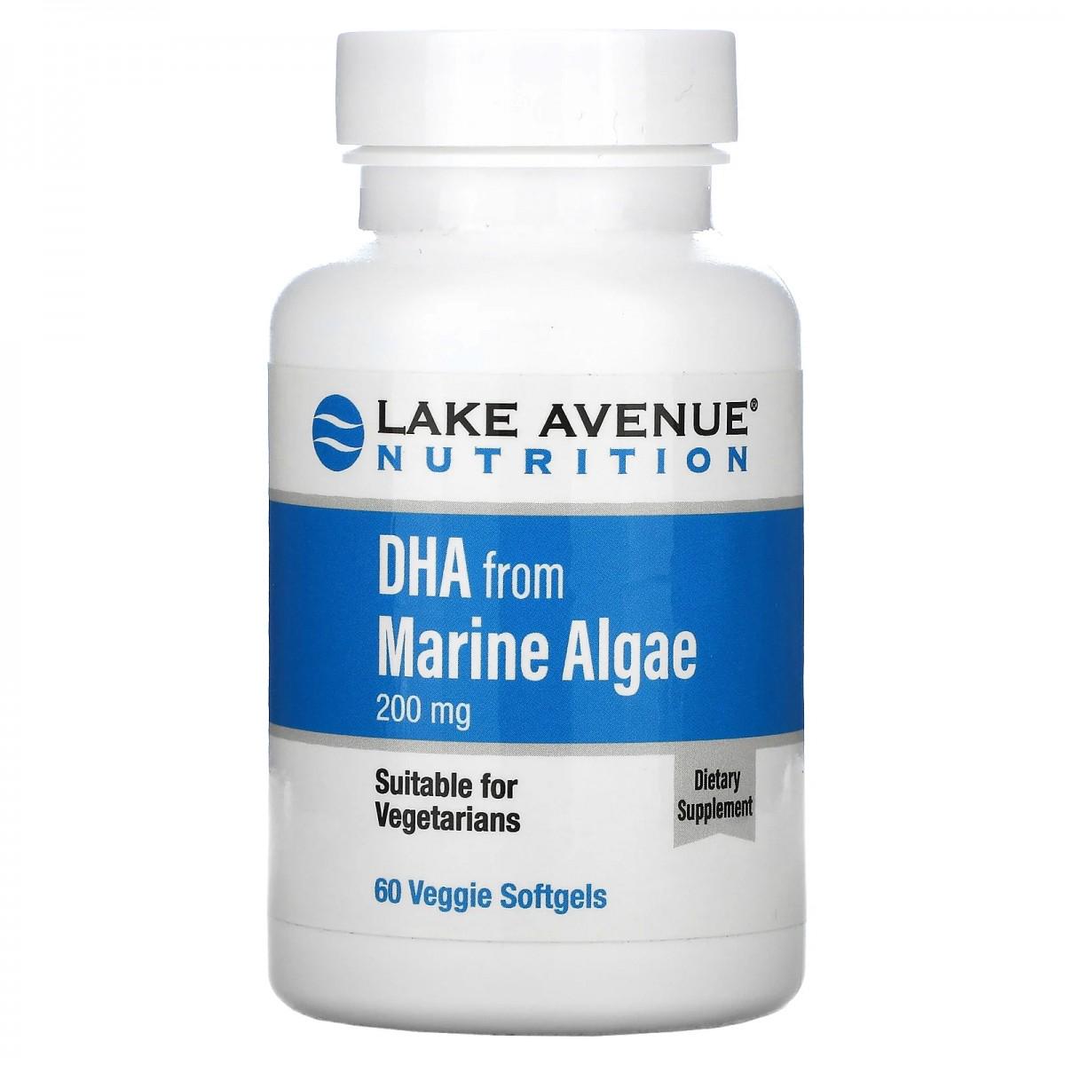 Добавка Lake Avenue Nutrition ДГК з морських водоростей 200 мг 60 рослинних капсул (LKN-01411) Добавка Lake Avenue Nutrition ДГК з морських водоростей 200 мг 60 рослинних капсул (LKN-01411)