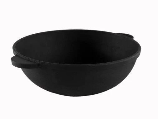 Сковорода-Wok Brizoll D 18 см материал чугун Black (HW18)