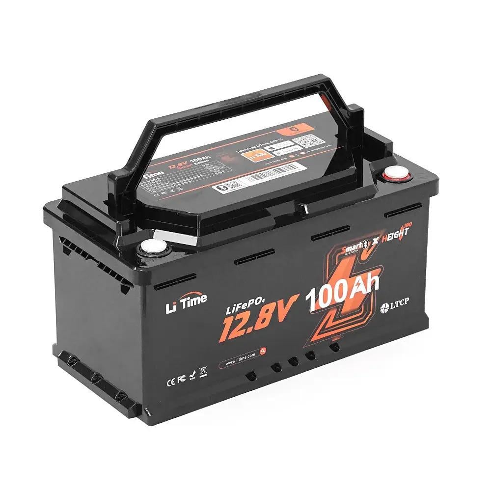 Батарея аккумуляторная Li-TIME LiFePO4 12.8V 100Ач 1280Wh Bluetooth BMS100A Батарея аккумуляторная Li-TIME LiFePO4 12.8V 100Ач 1280Wh Bluetooth BMS100A