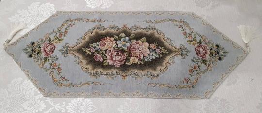 Дорожка велюровая Sagol 35x140 St 125 Gri (CN6360)