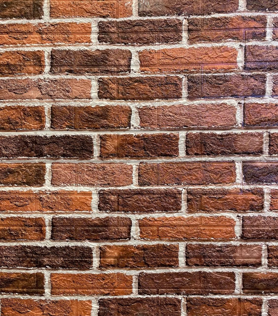 3D-панель самоклеюча Нью-Йоркська цегла 700x770x3 мм (BPN3-063)