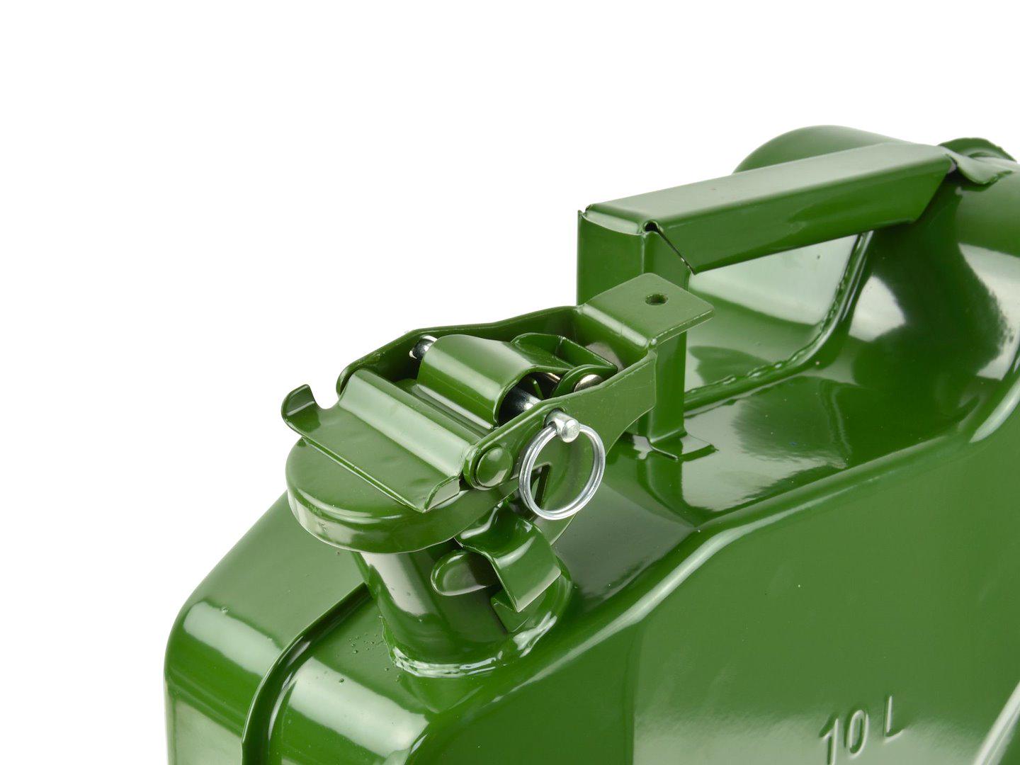 Каністра Geko для паливо-мастильних матеріалів металева 10 л Зелений (G03231) - фото 3 Каністра Geko для паливо-мастильних матеріалів металева 10 л Зелений (G03231) - фото 3