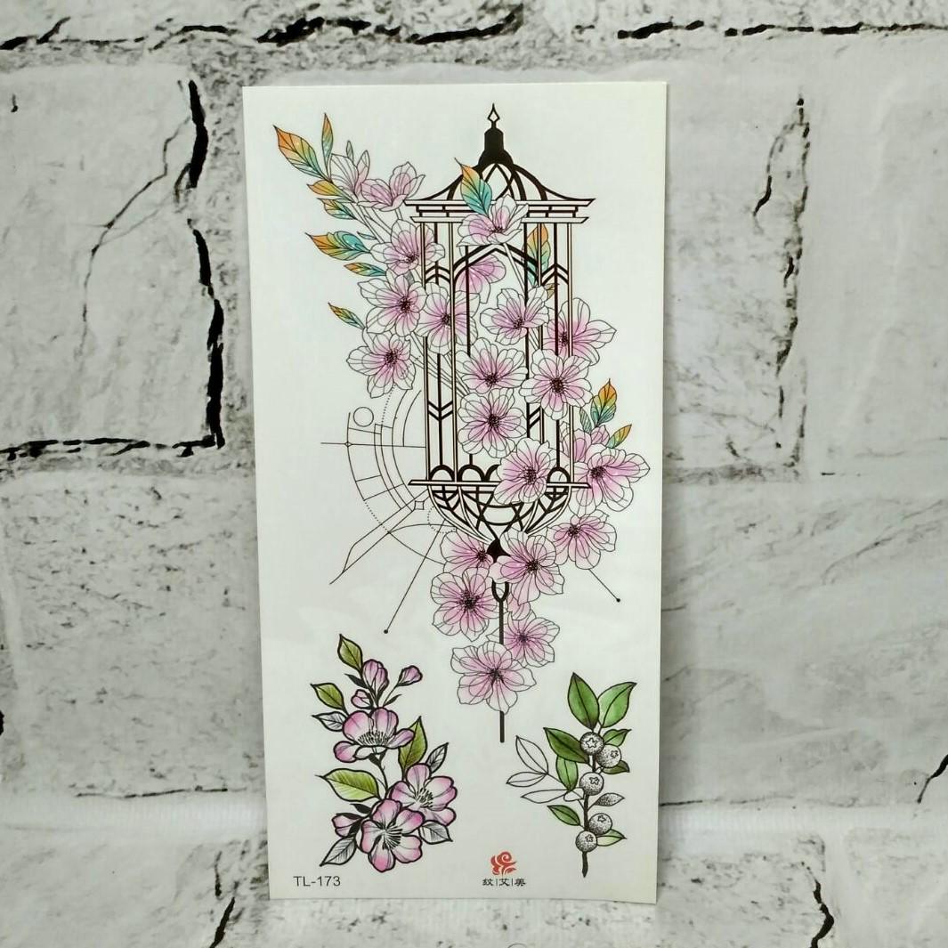 Тату временные Микс лист 9x19 см (TL-173)