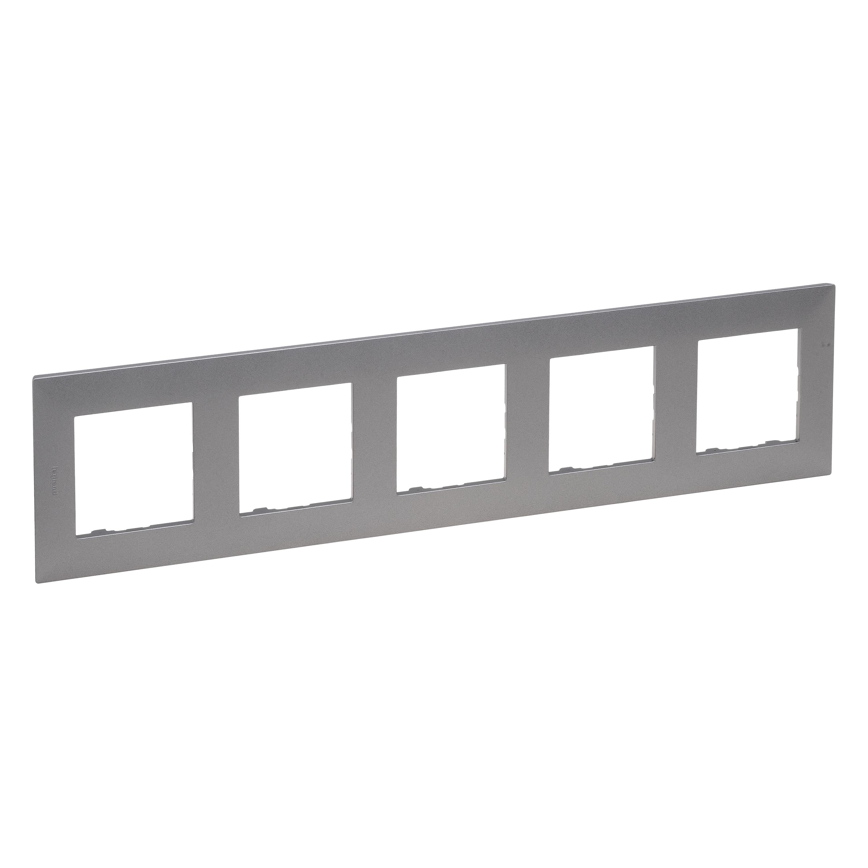 Рамка Legrand NILOE STEP 5-постовая Стальной (863495)