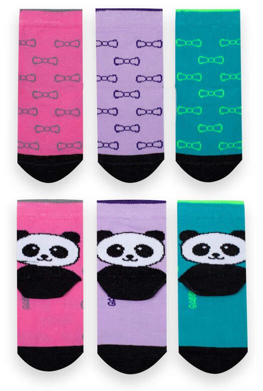 Шкарпетки дитячі бавовняні демісезонні для дівчинки Gabbi NSD-178 р. 14-16 6 пар (90178)