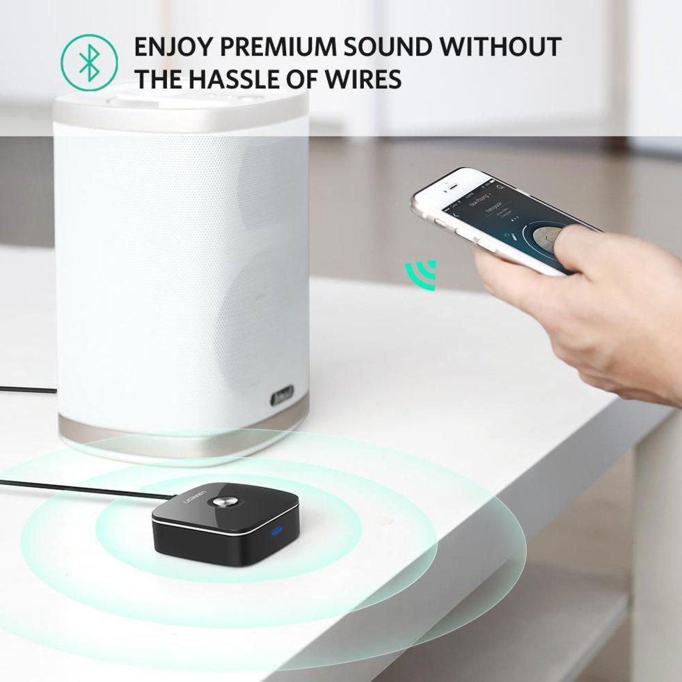 Адаптер Bluetooth UGREEN 2xRCA/3,5 мм Black (10399) - фото 6 Адаптер Bluetooth UGREEN 2xRCA/3,5 мм Black (10399) - фото 6