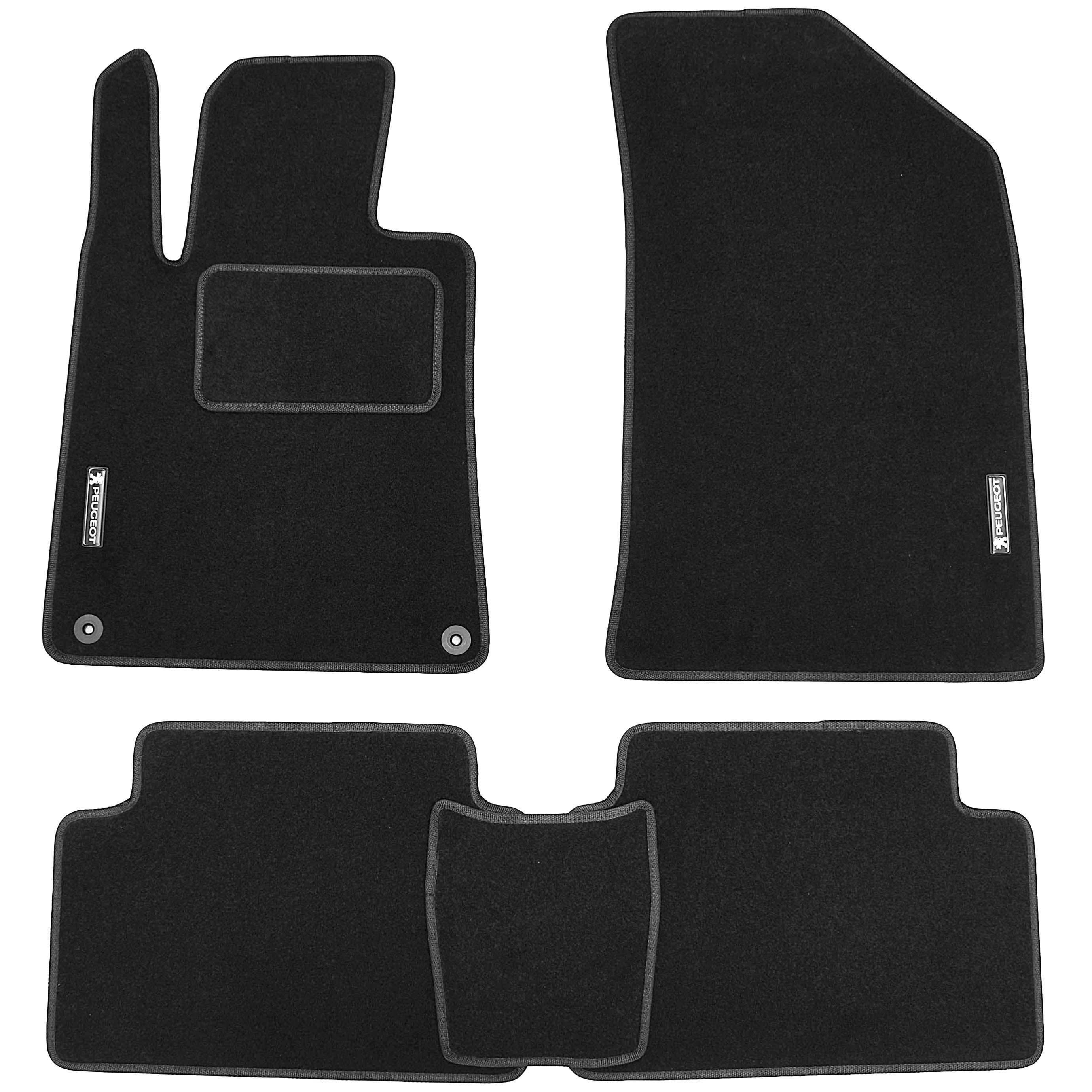 Коврики в салон для Peugeot 508 '11- текстильные Черный