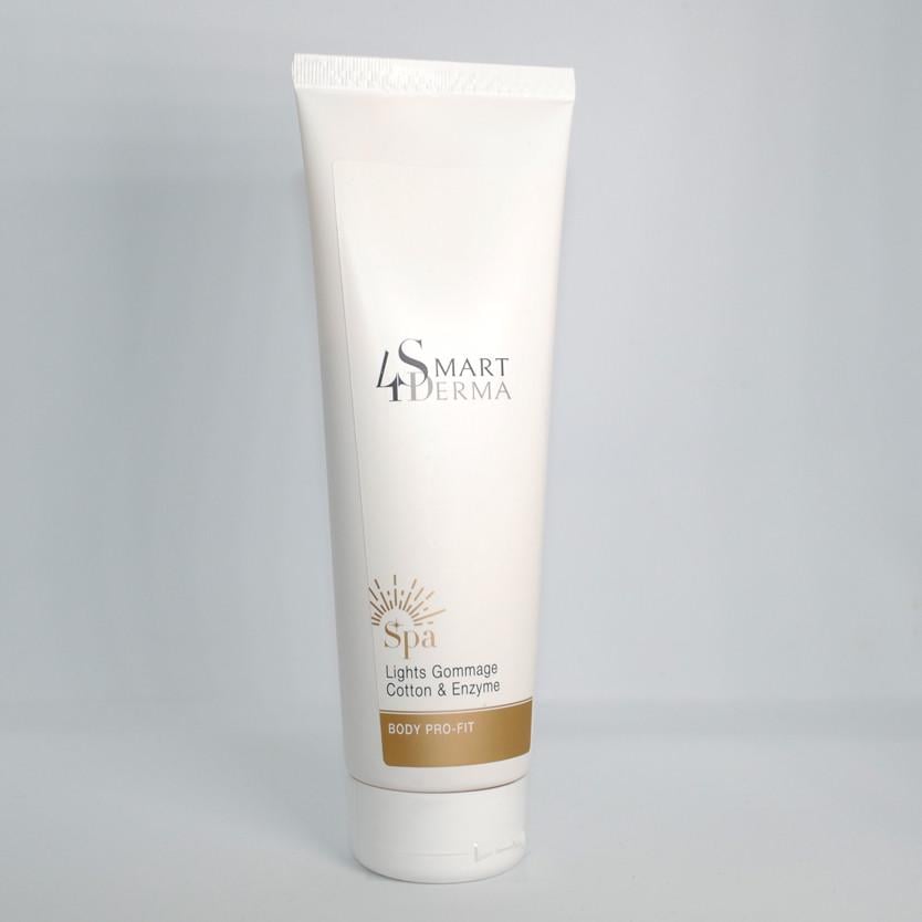 Гоммаж для рук и тела Smart4Derma Lights Gommage Cotton&Enzyme осветляющий 240 мл (1846266169)