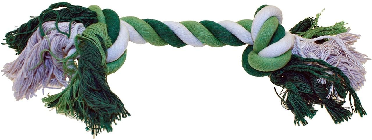 Игрушка для собак Croci канат грейфер 2 узла 35,5 см Зеленый (1378569294)