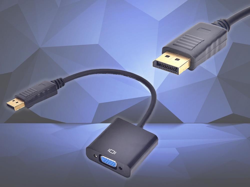 Адаптер перехідник DP DisplayPort в VGA (1009-010-00) - фото 2