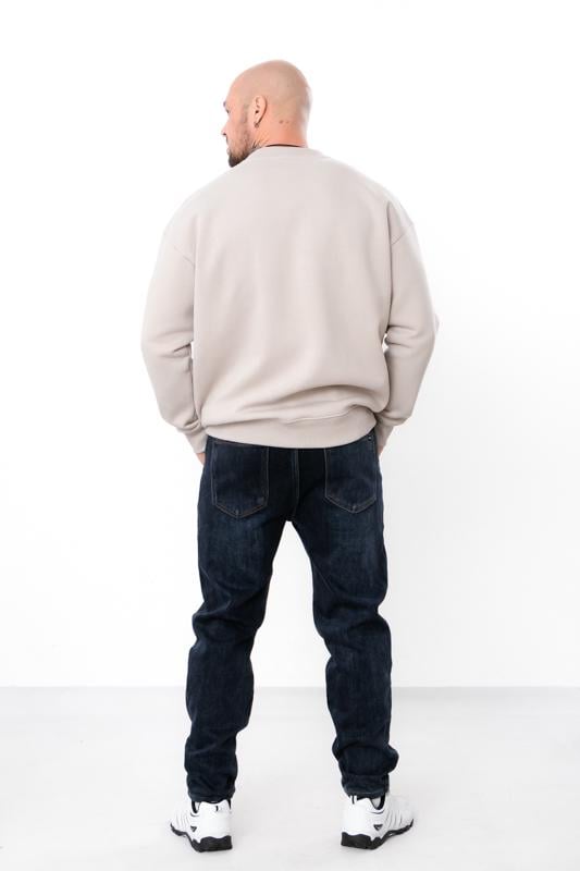 Джинси чоловічі зимові Носи Своє на флісі завуженого крою плюс сайз р. 34 Темно-синій (17221) - фото 3