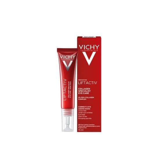 Крем антивіковий Vichy Liftactiv Collagen Specialist Eye Care для корекції ознак старіння шкіри зони навколо очей 15 мл (2609378536)