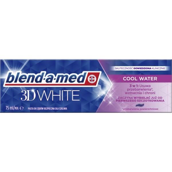 Зубная паста Blend-a-med 3D White Прохладная вода 75 мл