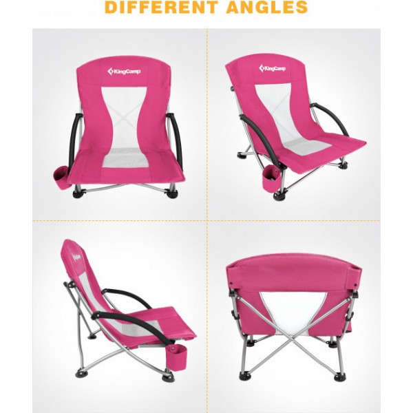 Крісло Kingcamp Beach Chair (KC3841) Dark Rose - фото 2