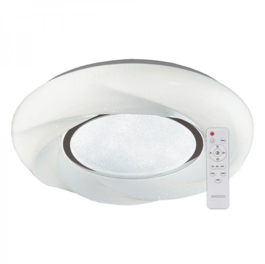 Светильник ARDERO LED AL6015ARD COSMO с пультом управления 54W Белый (80048)