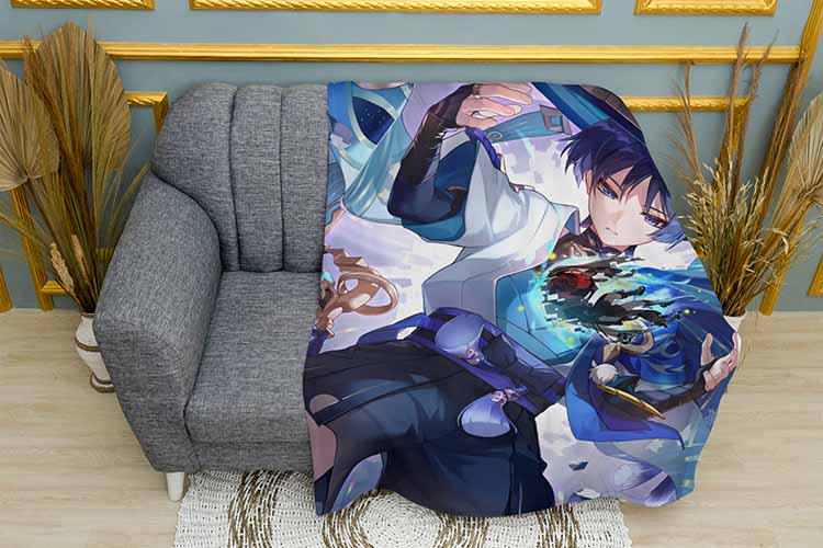 Плед Wanderer Game Genshin Impact плюш однослойный 135х150 см (113031) Плед Wanderer Game Genshin Impact плюш однослойный 135х150 см (113031)