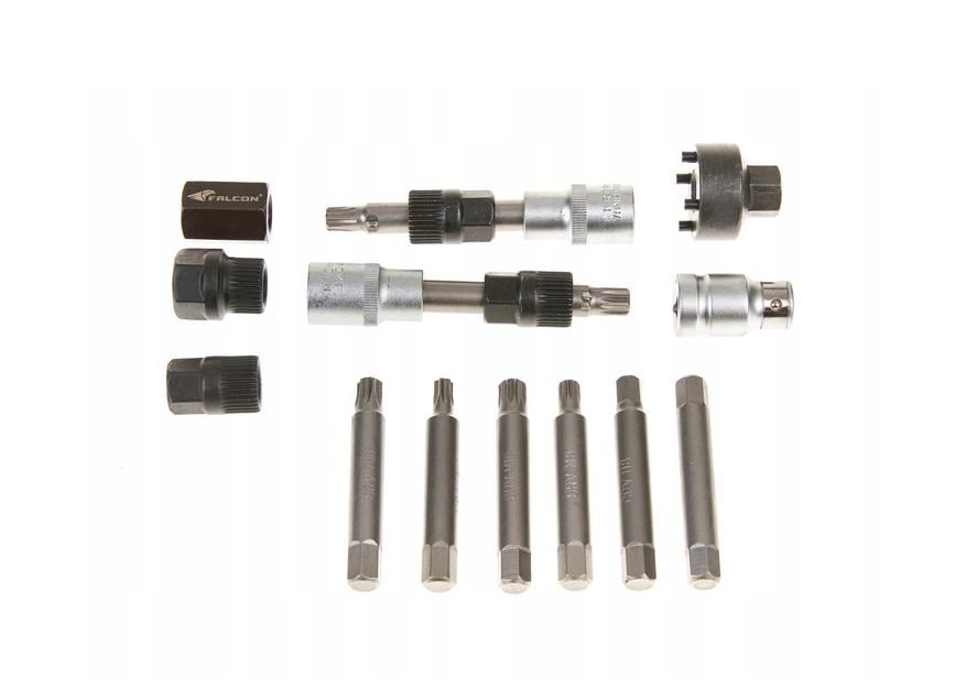 Набір спеціальних ключів для зняття шківів генератора, 13 предметів - фото 5 Набір спеціальних ключів для зняття шківів генератора, 13 предметів - фото 5