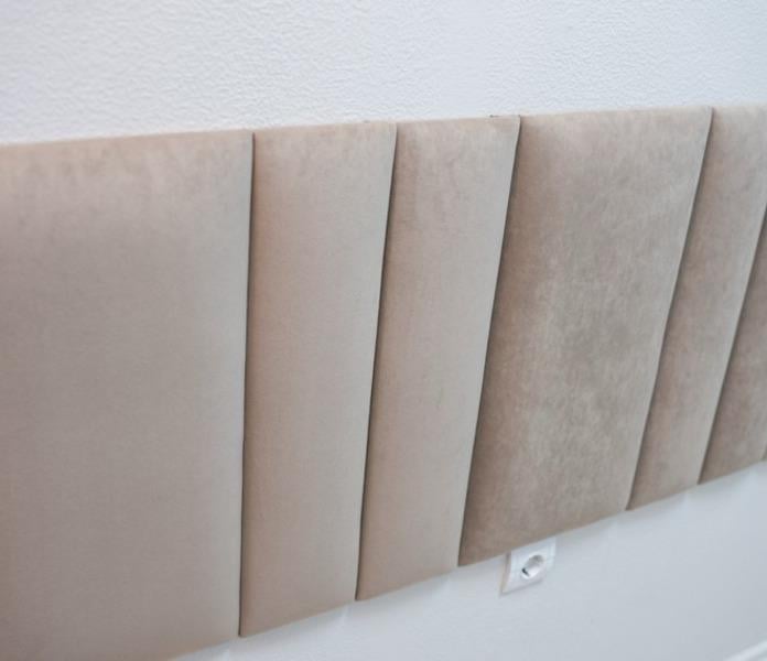 Стінова панель самоклеюча м'яка Soft Pan велюр 15x60х3,7 см матовий Лате (156007) - фото 2